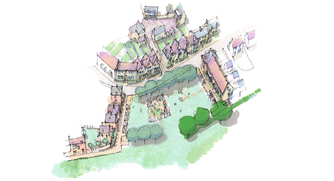 Land East of Shaftesbury Illustrative View